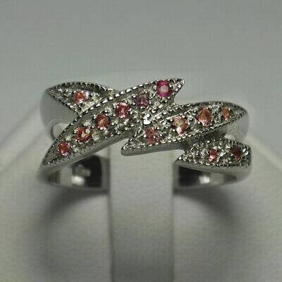 Natural Ruby Sterling Silver Wedding Ring