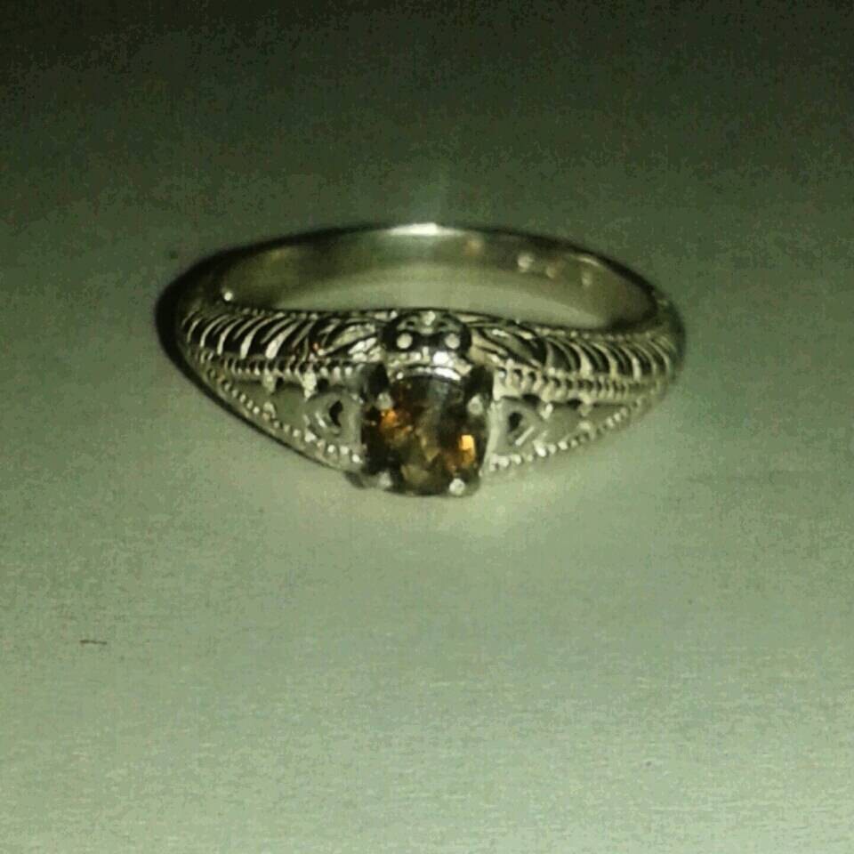 Natural Andalusite Sterling Silver Ring - Thumbnail 3