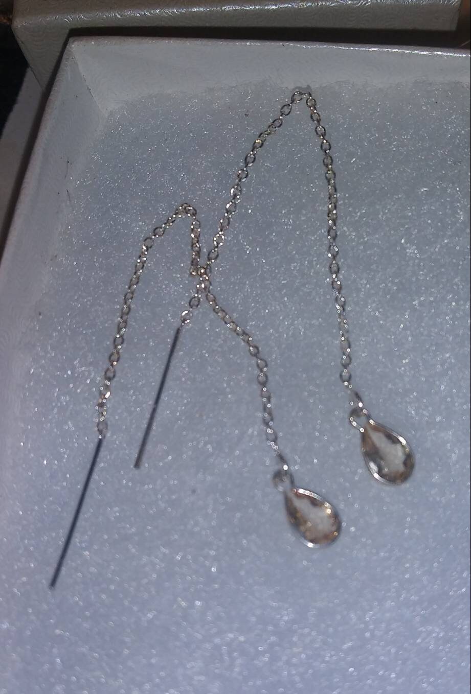 Natural Morganite Sterling Silver Earrings - Thumbnail 3