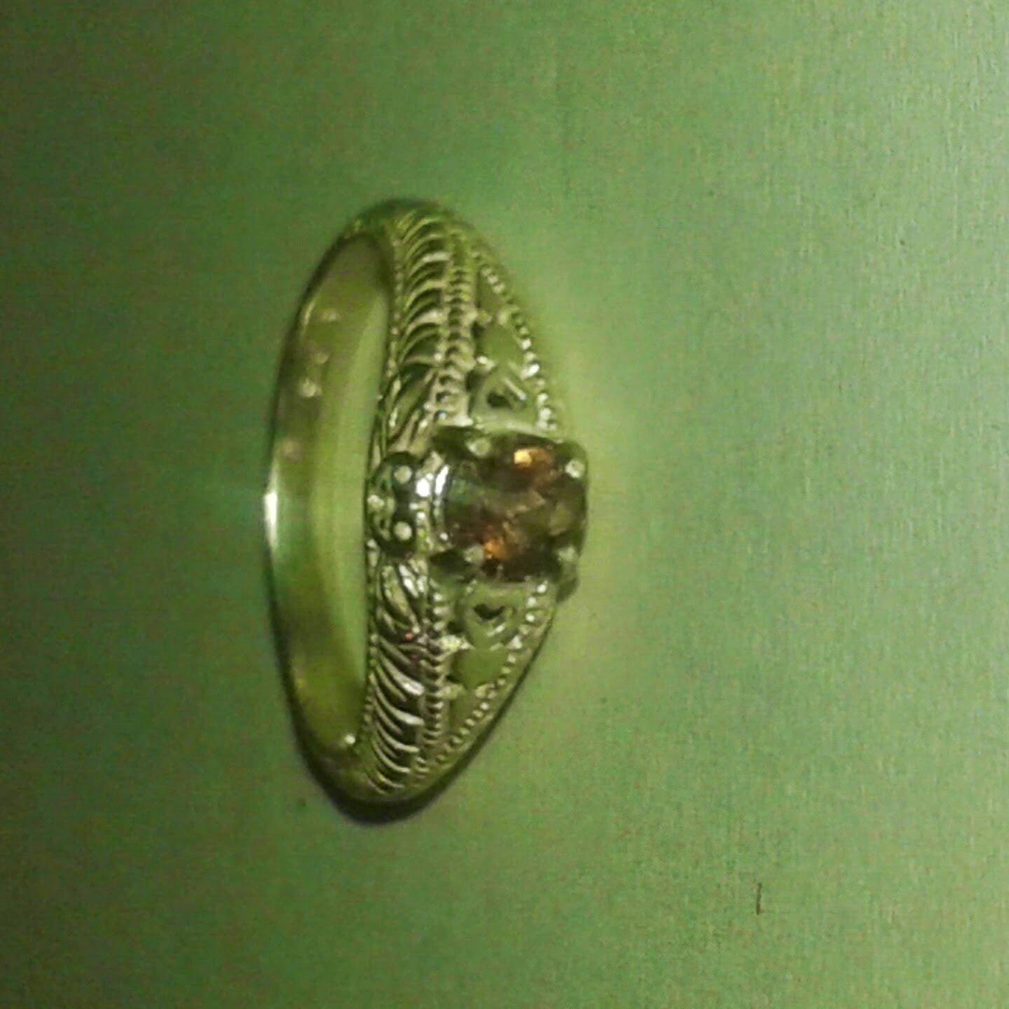 Natural Andalusite Sterling Silver Ring - Thumbnail 2