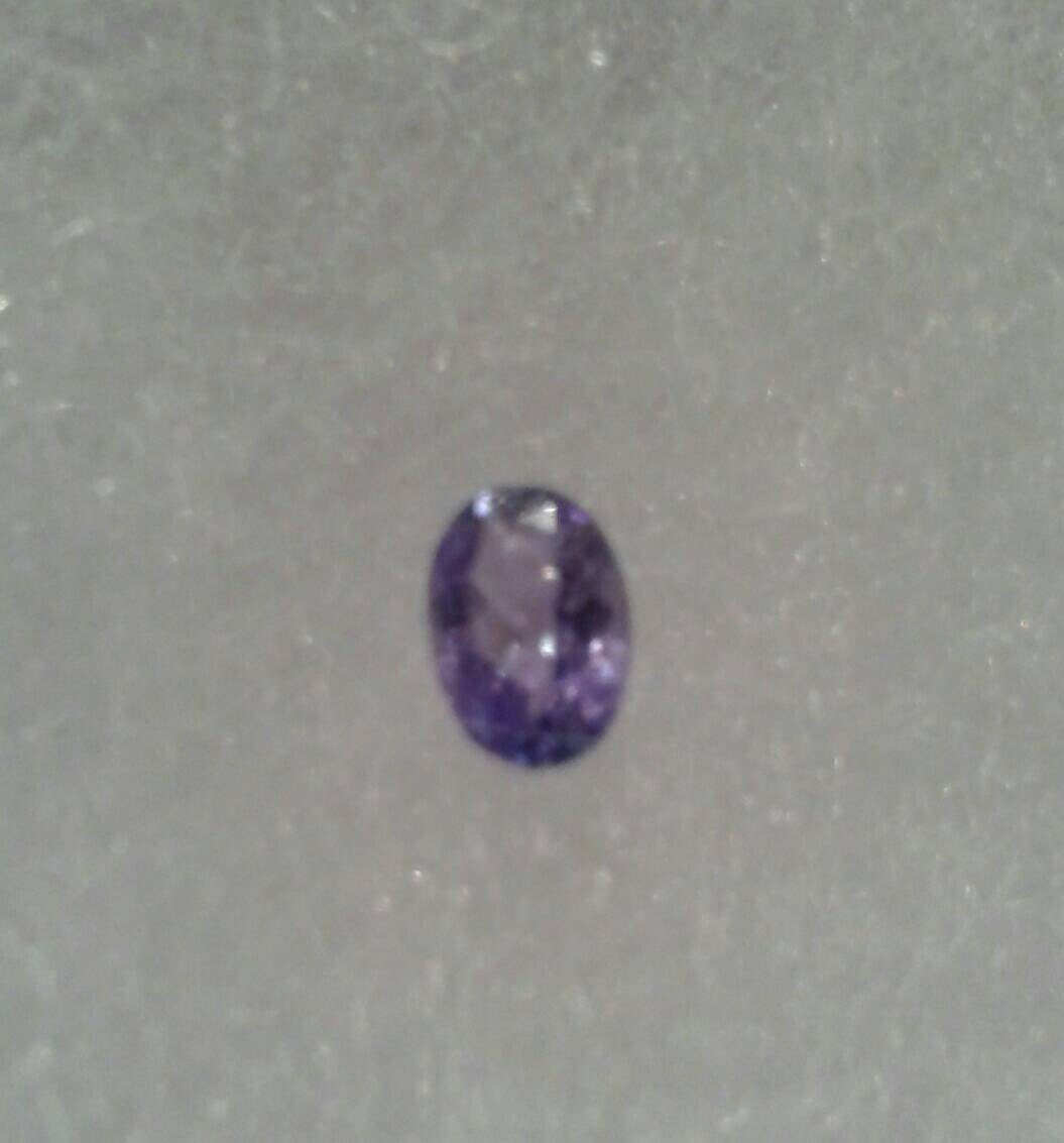 Natural Tanzanite Diamond accented Sterling Silver Necklace - Thumbnail 4