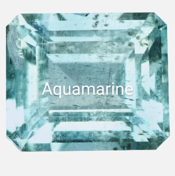 Natural Rare Blue Maxixe Beryl White Sapphire Sterling Silver Necklace (Comes with report) - Thumbnail 5