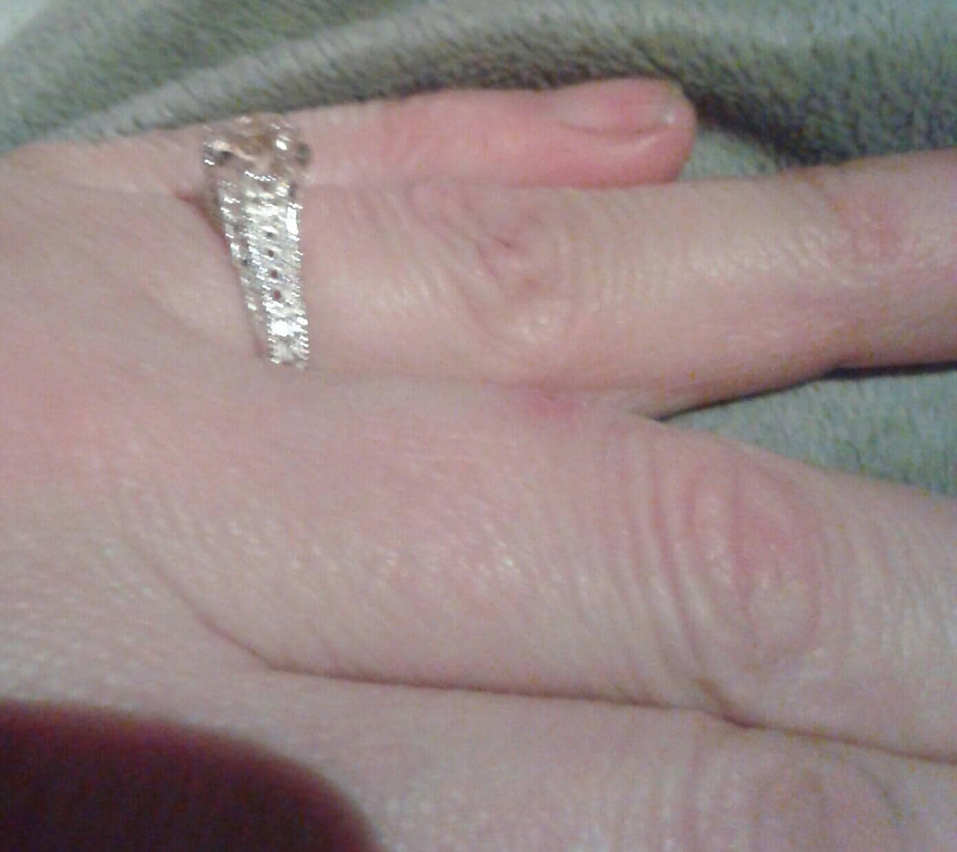 Natural Morganite Diamond accented Sterling Silver  Engagement Ring (COMES WITH REPORT) - Thumbnail 2