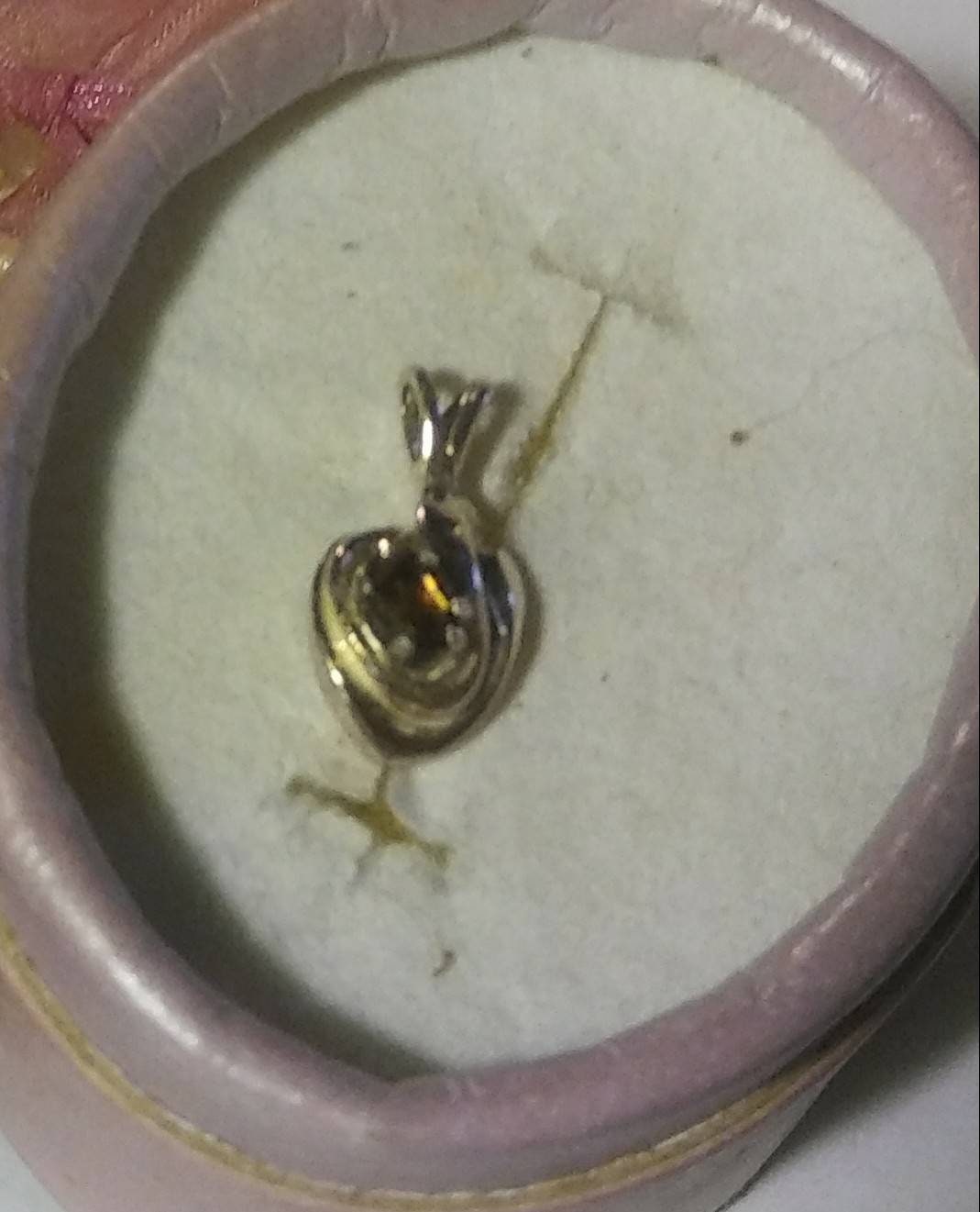 Natural Color Change Axinite Sterling Silver Necklace - Thumbnail 2