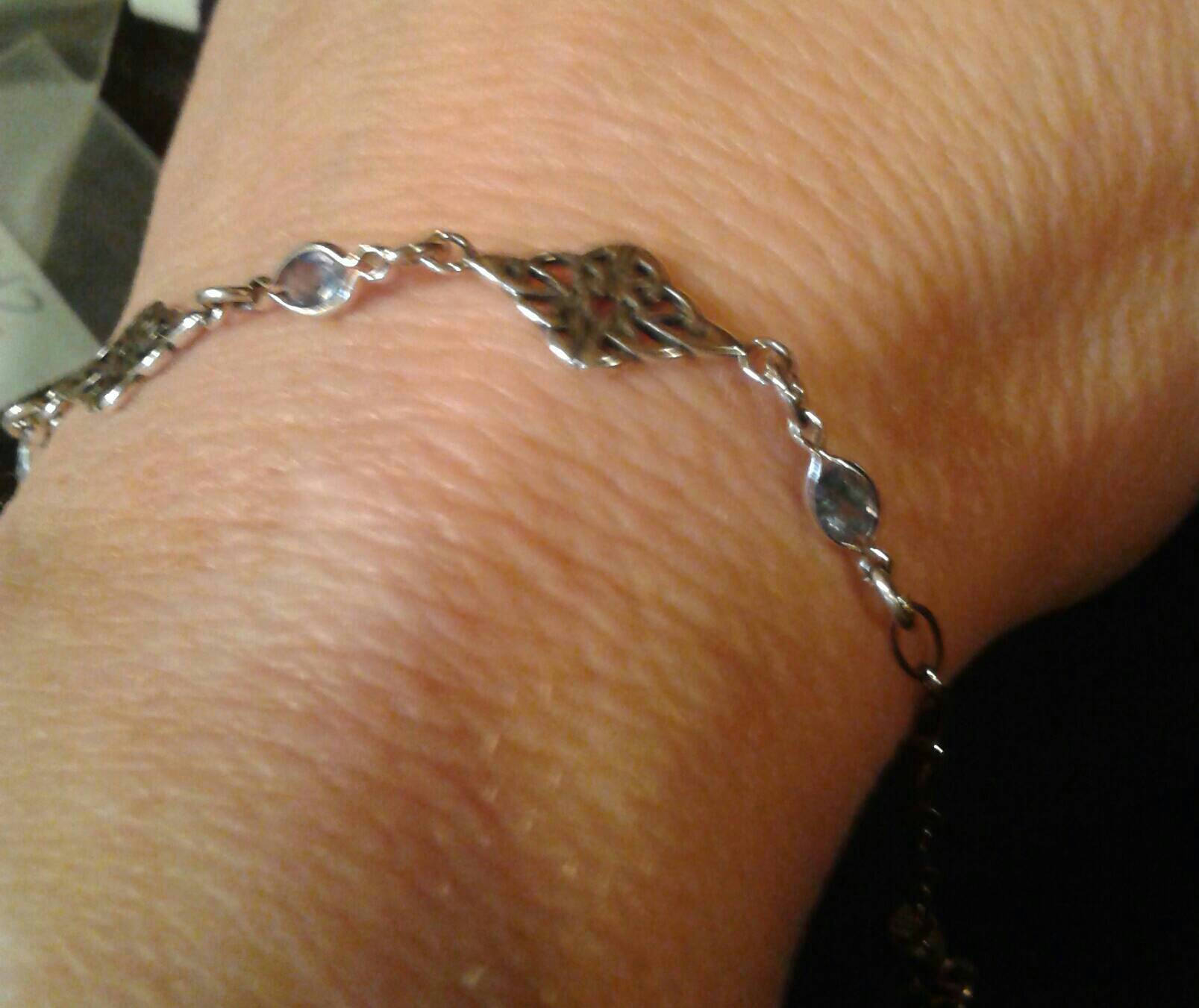 Natural Color Change Alexandrite Sterling Silver Bracelet - Thumbnail 4