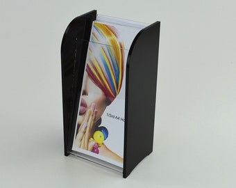 1/3rd A4 Portrait Price List / Menu / Information / Leaflet Holder / Dispenser - Counter top / free standing