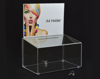 Medium Lockable Ballot Box Feedback Box Comments Box Collection Box Suggestion Box - BB0002