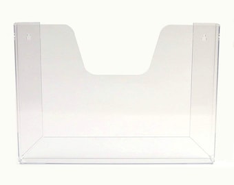 A3 Landscape Wall Mountable Price List / Poster / Menu / Brochure Holder / Leaflet Holder / Dispenser