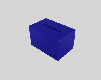 Small Lockable Ballot Box Comments Box Collection Box Suggestion Box Ticket Box BB0006 - various colours - Acrylic