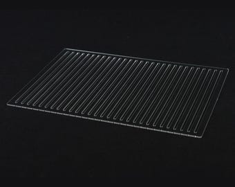 A4 Guidelines / Line / Lines Stencil Template for Journalling - for straight handwriting - Acrylic