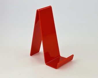 5 x Medium Narrow Brochure / Book Stand / Product Holder / Display Stand with lip 90mm W x 200mm H - PDS8275 Red 100% Recyclable