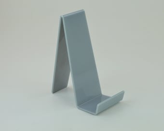 5 x Medium Narrow Brochure Holder / Book Stand / Product Holder / Display Stand with lip 90mm W x 200mm H PDS8275 Grey 100% Recyclable