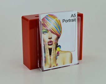 Slim Ballot Box Comments Box Collection Box Suggestion Box Ideas Box with A5 Leaflet Holder BB0016 various colours