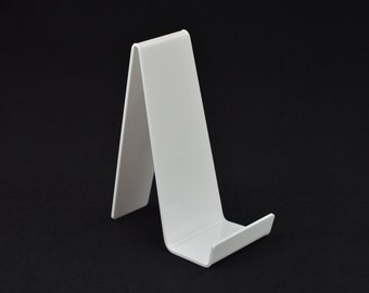 5 x Medium Narrow Brochure / Book Stand / Product Holder / Display Stand with lip 90mm W x 200mm H - PDS8275 White 100% Recyclable
