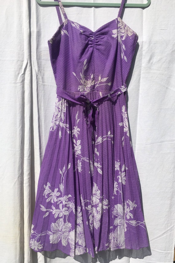 1950s Purple Sundress Naryka Monaco
