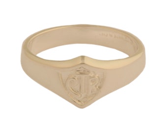 Wide 14KT CTR Choose The Right Ring