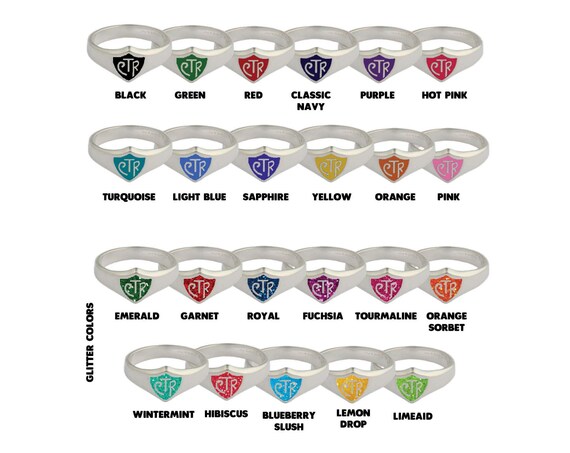 Initial CTR Choose the Right Ring Sterling Silver Etsy
