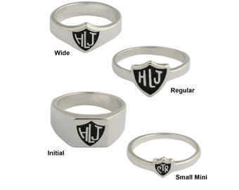 Spanish HLJ (Choose The Right Ring, CTR in Spanish) Ring Sterling Silver