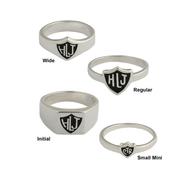Spanish HLJ (Choose The Right Ring, CTR in Spanish) Ring Sterling Silver