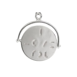 I Love You Spinner Charm for Necklace