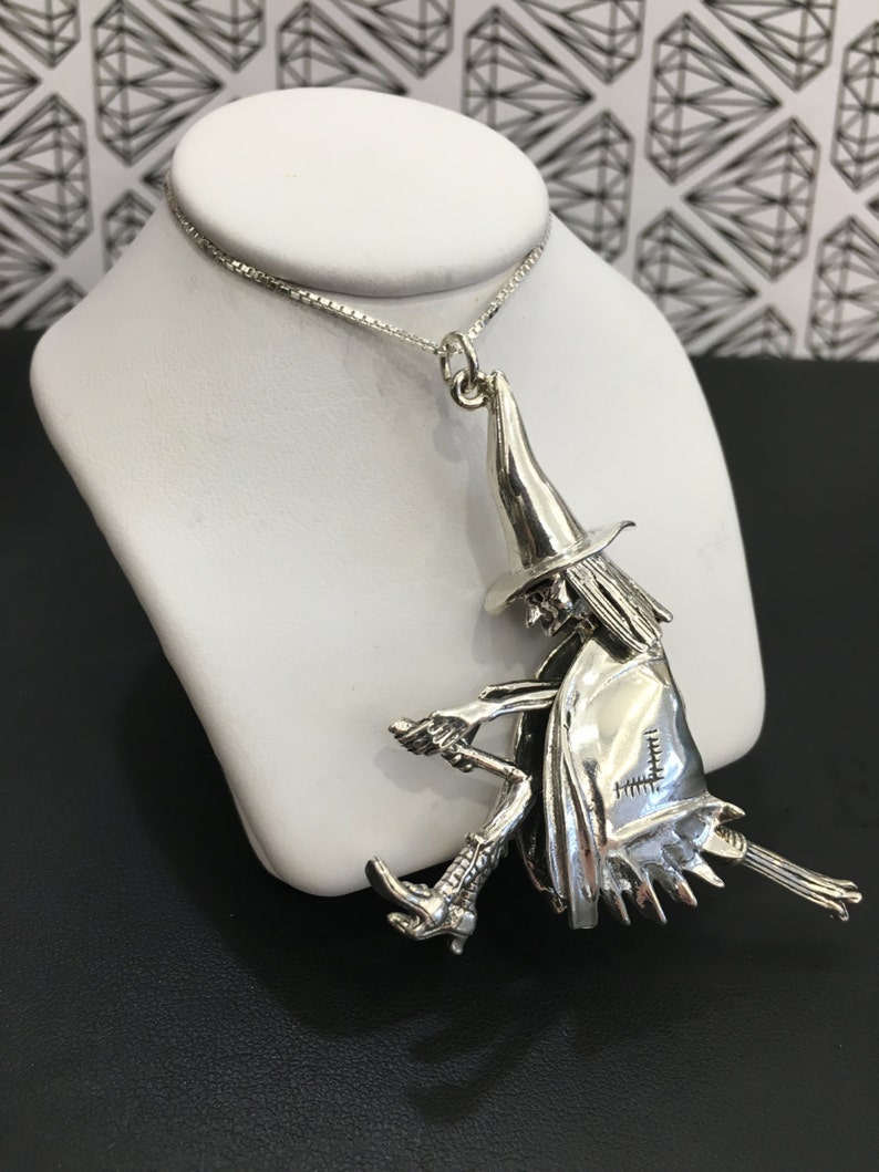 Silver witch necklace Clearance