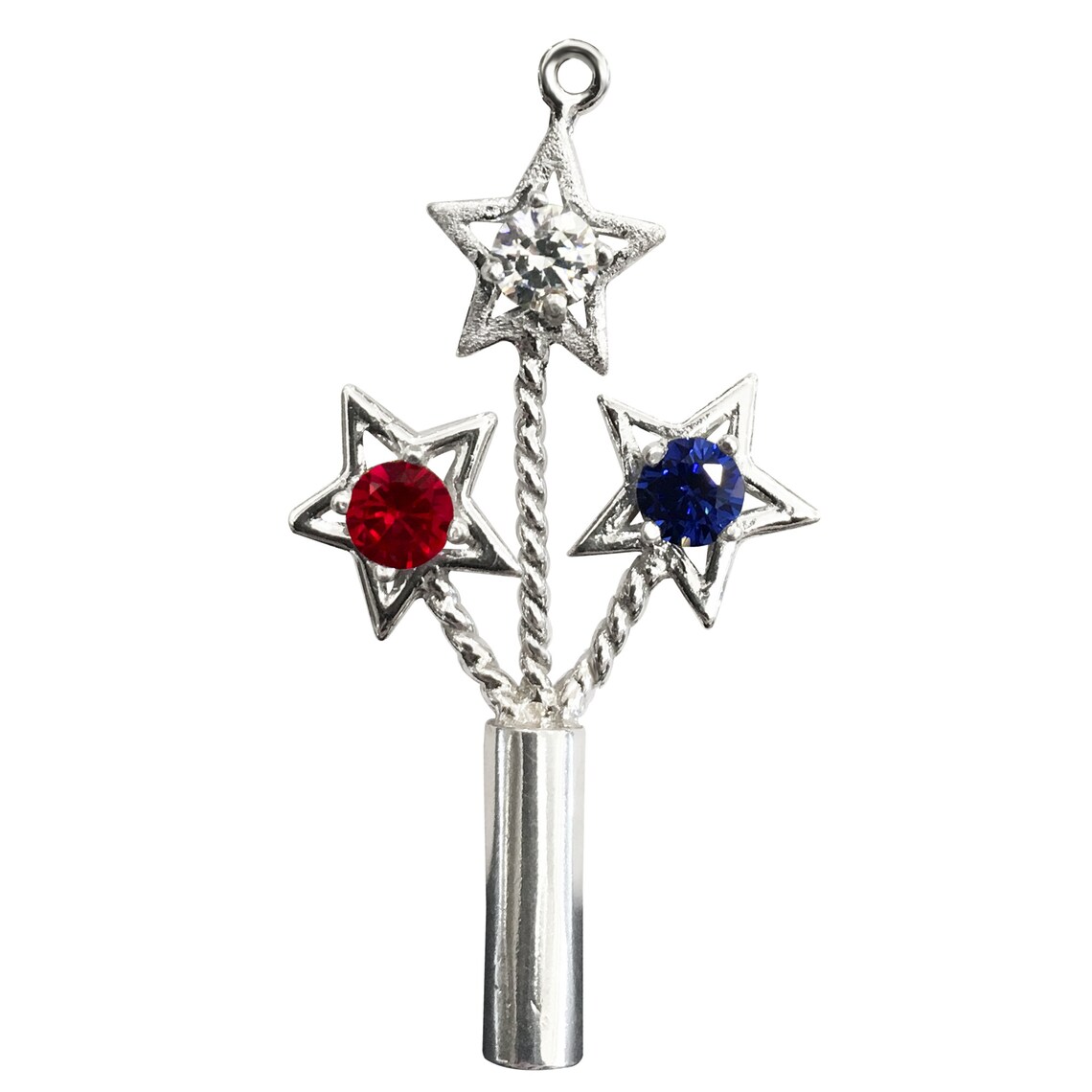 Firework Pendant for Necklace in Sterling Silver Etsy