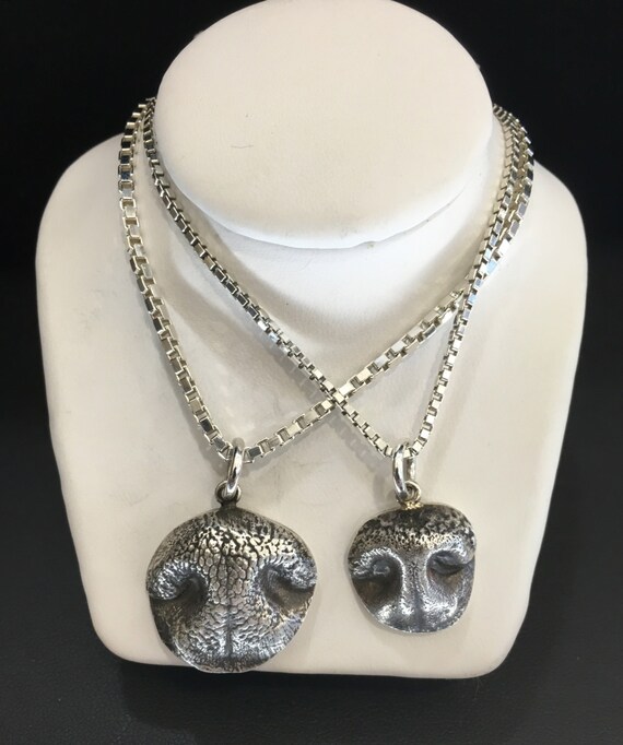 custom dog nose print necklace