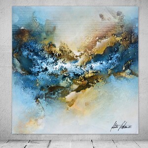 アクリル画 + 現代アート + アーティスト直送 + オリジナル抽象画 +