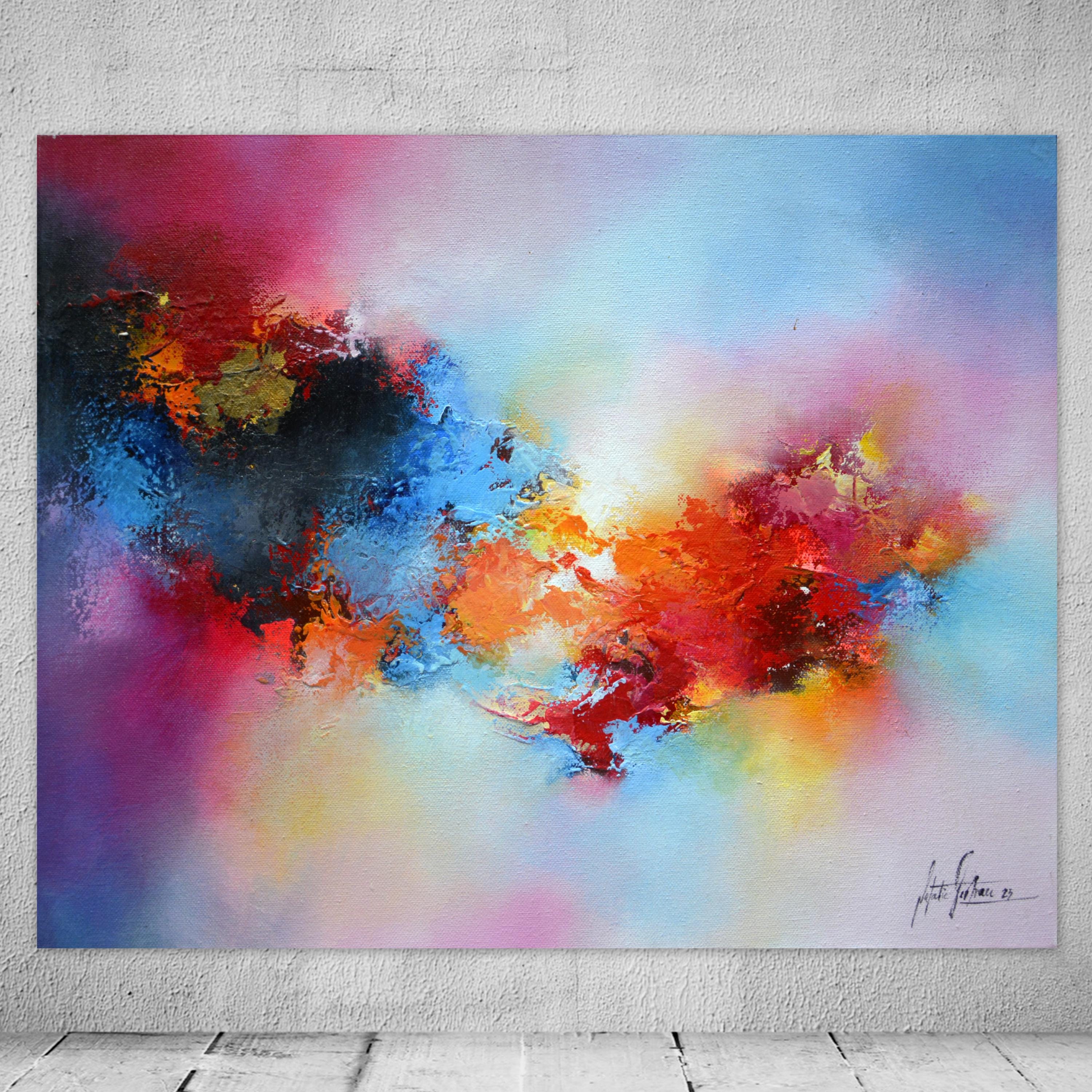 40 x 50 cm+アクリル画+現代アート+アーティストから直接+オリジナル