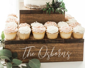 Rustic Cupcake Stand Etsy