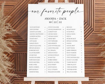 24x36 Seating Chart - White Acrylic Wedding Seating Chart | Wedding Seating Plan | Seating Charts | Acrylic Signs | Wedding Sign SCC-366