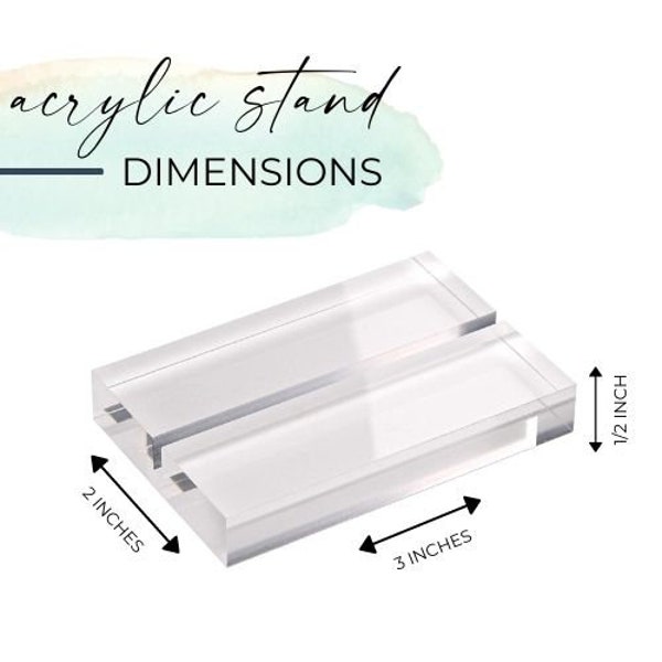 Table Number Holders | Acrylic Stand Table Number Holders for Lucite Acrylic Clear Glass Look Acrylics | Table Numbers