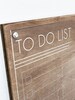 Minimalist Acrylic To Do List For Wall | Dry Erase Board Boho Wall Decor | Clear Command Center Memo Board on Wood - SCC-293 