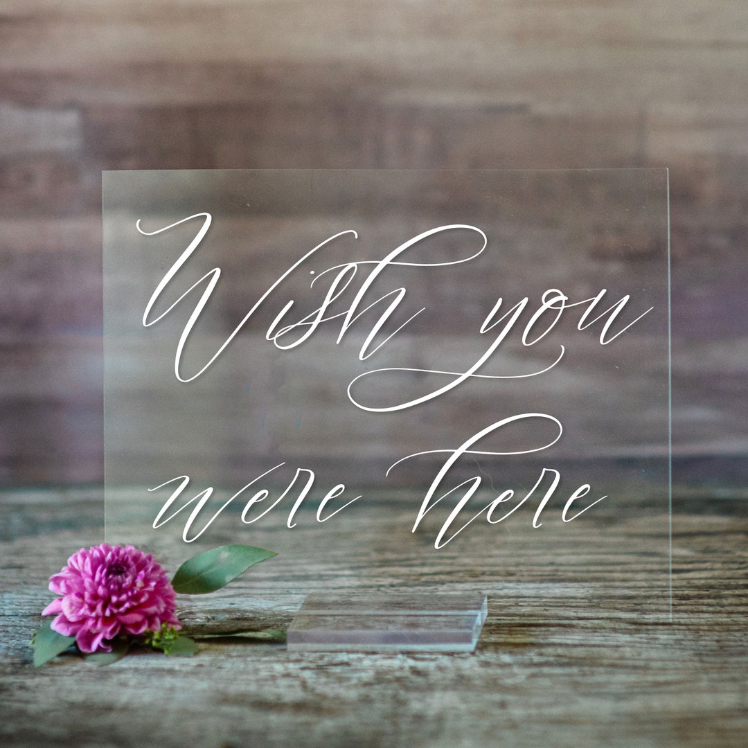 Memory Table Sign for Wedding in Loving Memory Table Sign on Acrylic ...