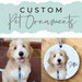 Custom Dog Ornaments | Dog Memorial Gift | Custom Dog Christmas Ornament for Dog Lover - SCC-155 