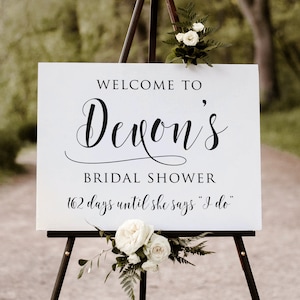 Bridal Shower Welcome Sign | Wedding Shower Sign | Baby Shower Welcome Sign | Engagement Party Sign | Wood Wedding Signs - SCC-124