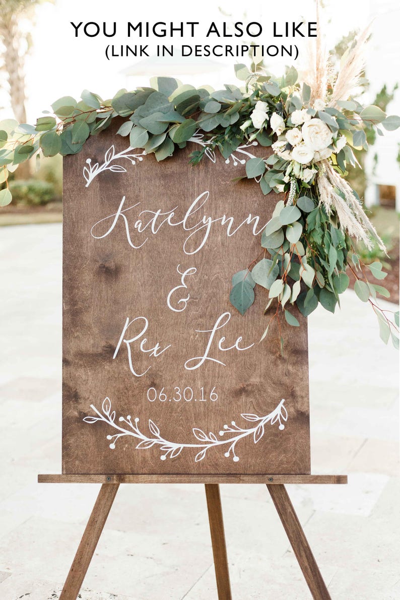 to Our Forever Wedding Sign Large Wooden Wedding Etsy