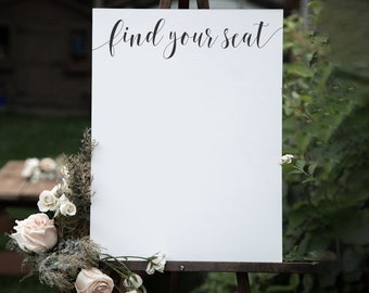 24x36 Blank Seating Chart - Acrylic Wedding Seating Chart | Wedding Seating Plan | Seating Charts | Acrylic Signs | Wedding Sign SCC-385