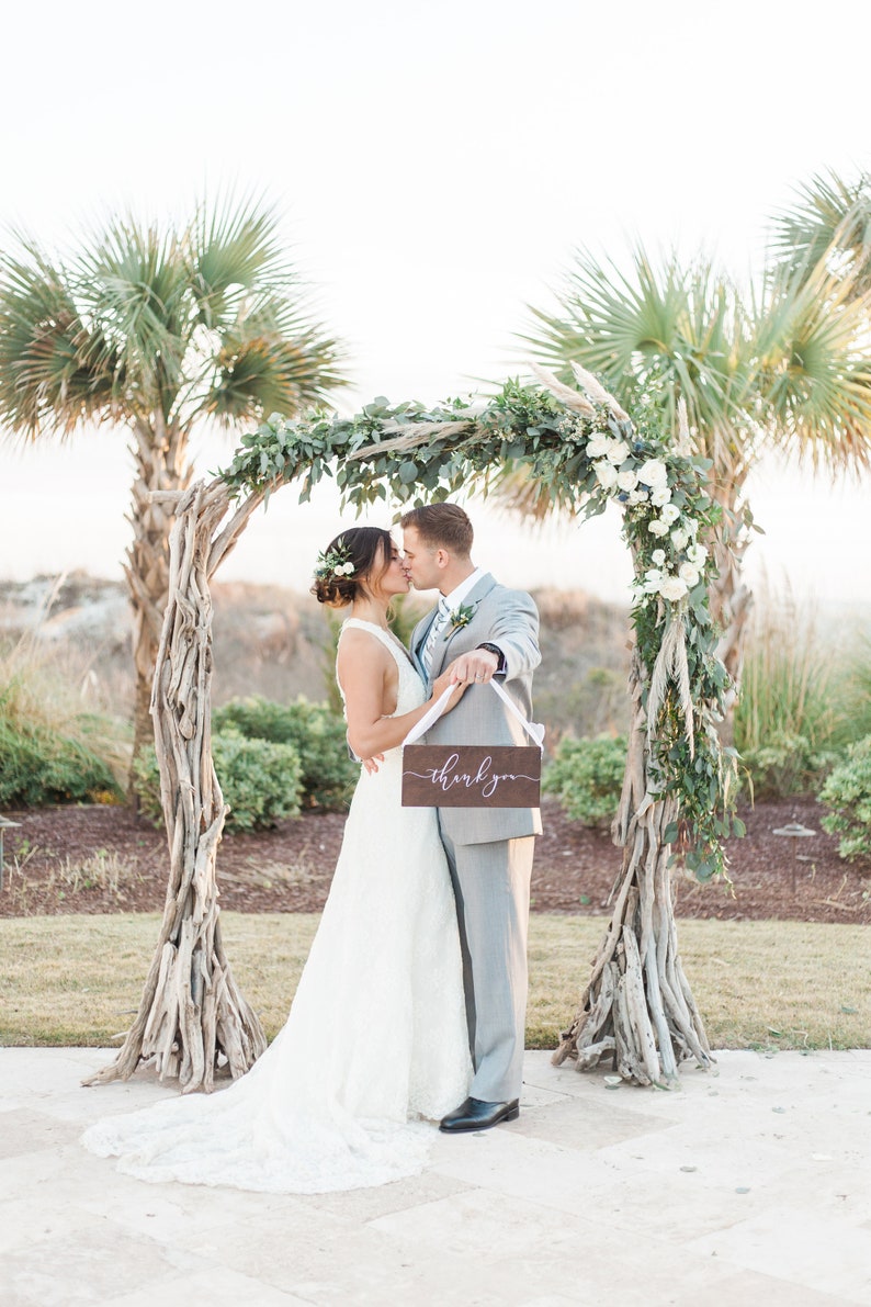 Thank You Wood Sign Wood Thank You Sign Wooden Thank You Sign Wedding Thank You Sign Wooden Wedding Signs Thank You Sign WS-268 image 2