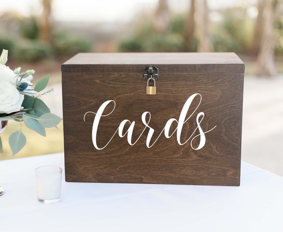 Card Box Wedding Card Holder Wooden Wedding Card Box Rustic Wedding card box