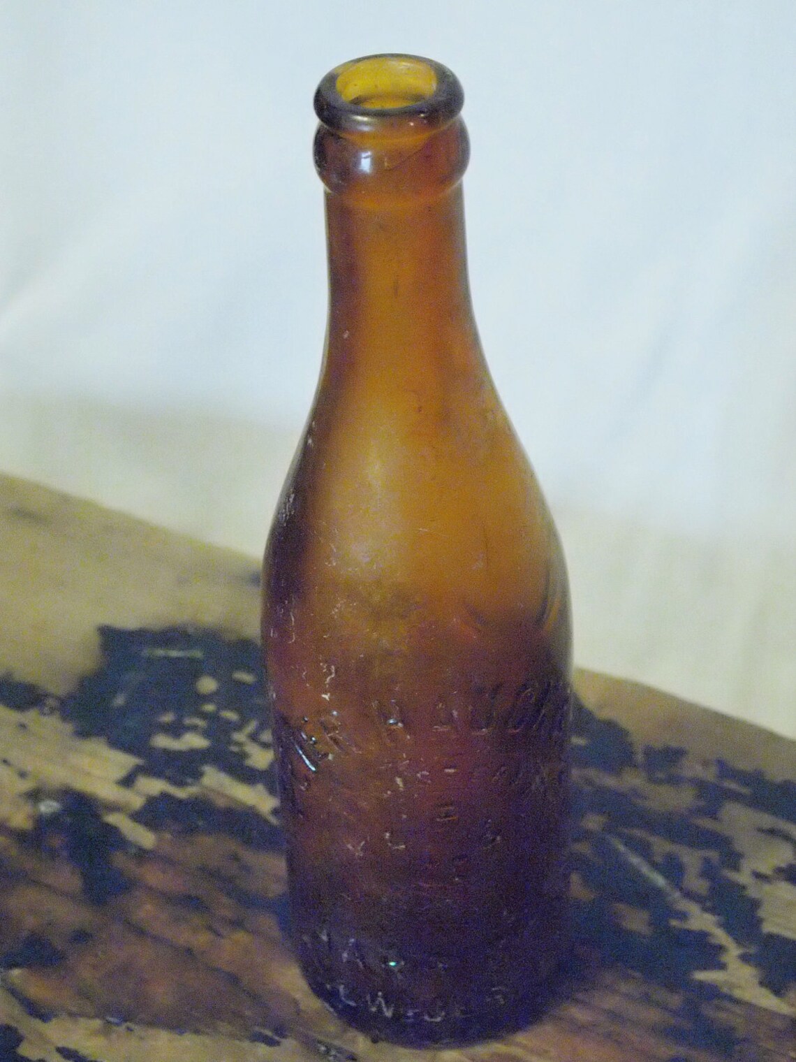 1800s Antique Beer Bottle/ Peter Hauck & Co. Etsy