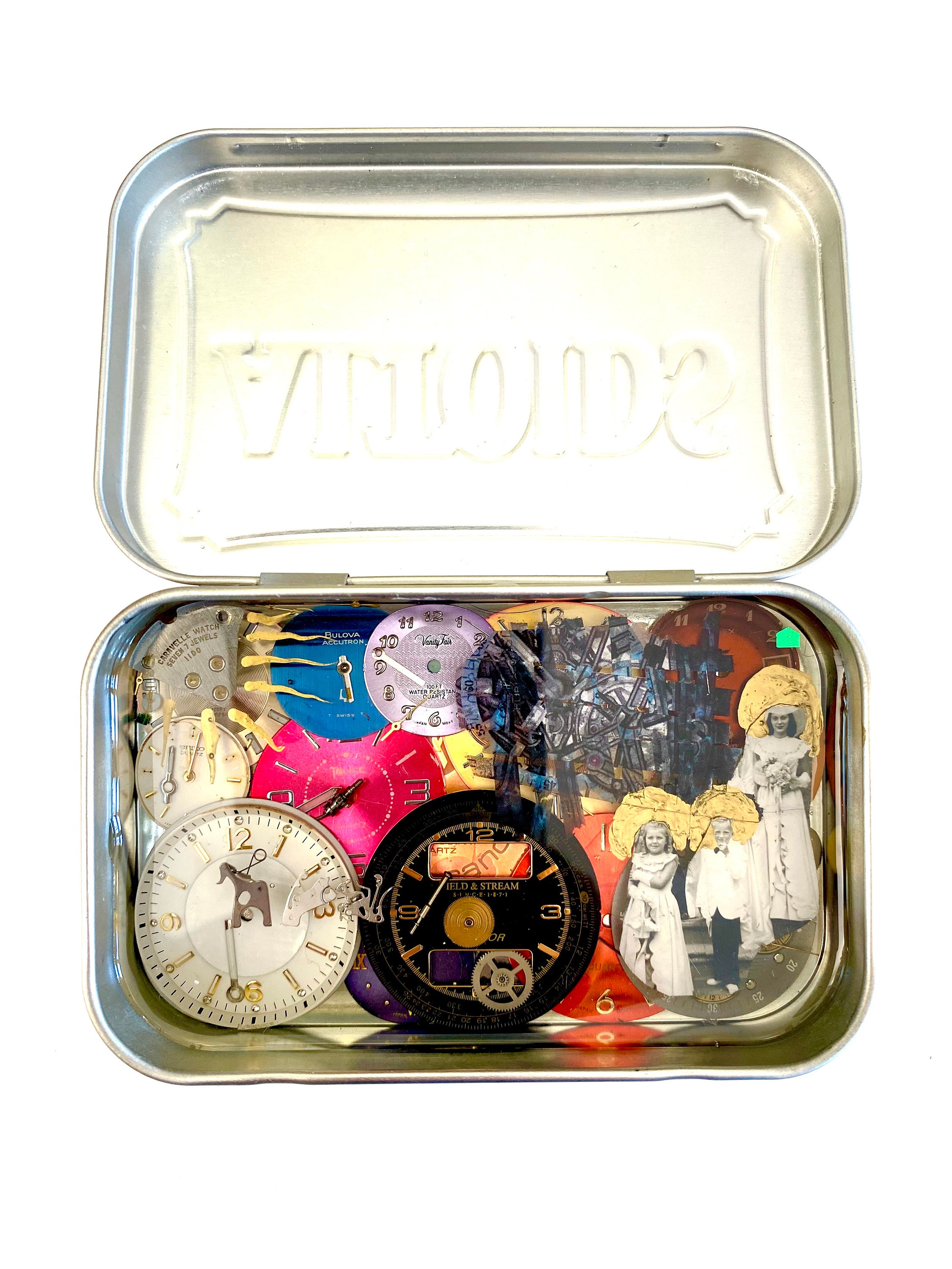 Tin shop watch box