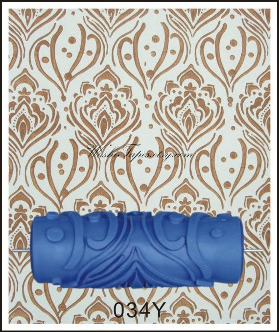 10 Off Pattern Paint Roller Stencil With Wall Painting W034y - Roller Wall Stencil Pattern 10 Off Pattern Paint Roller Stencil With Wall Painting W034y - Roller Wall Stencil Pattern