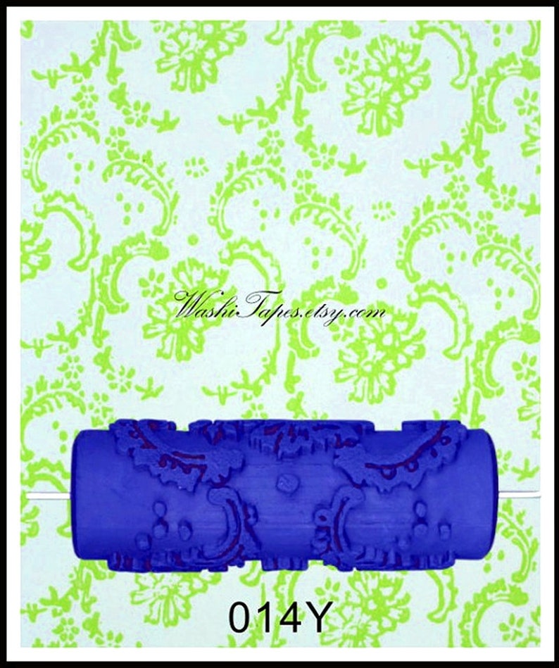 Patterned Paint Roller Wall Painting Roller Wallcover Etsy