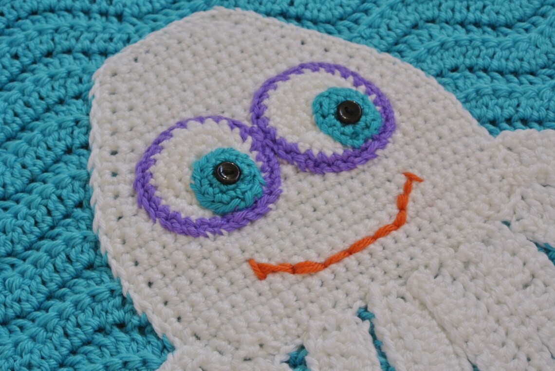 Octopus Blanket Etsy