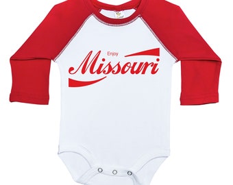 St Louis One-Piece Missouri Bodysuit STL Baby Shower Gift Gender Neutral Missouri Baby The Busy Bee