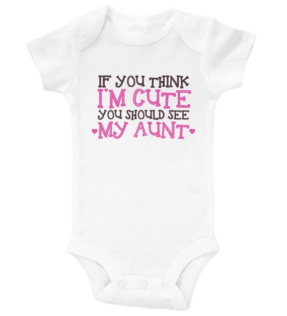 Bodysuits Clothing Shoes Jewelry My Aunt Says Im Perfect Just Like Her One Piece Baby Bodysuit Funny Cute Infant Creeper maling se