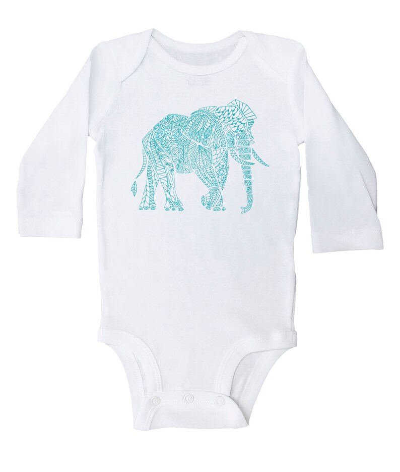 elephant baby romper