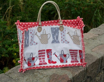 Summer Bag  Wellingtons Limited Edition Rain  Purse Handbags Picnic Beach Garden