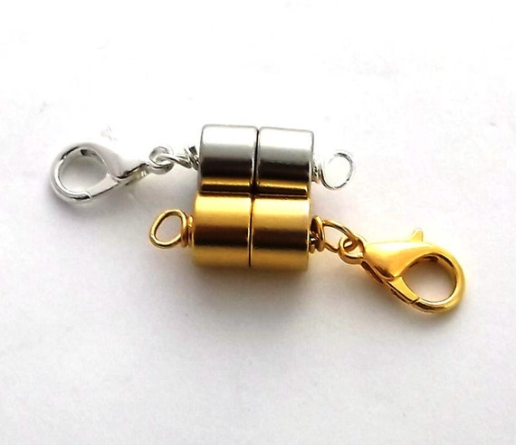 Magnetic Necklace Extender: Gold Necklace Bracelet Extender Strong Magnetic  Necklace Clasps and Closures, 925 Gold Necklace Extenders Chain for